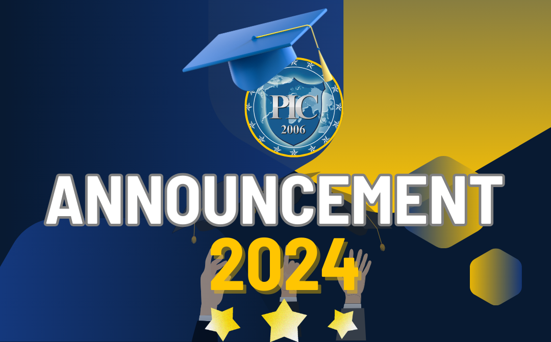 PIC GRADUATION 2024 ANNOUNCEMENT